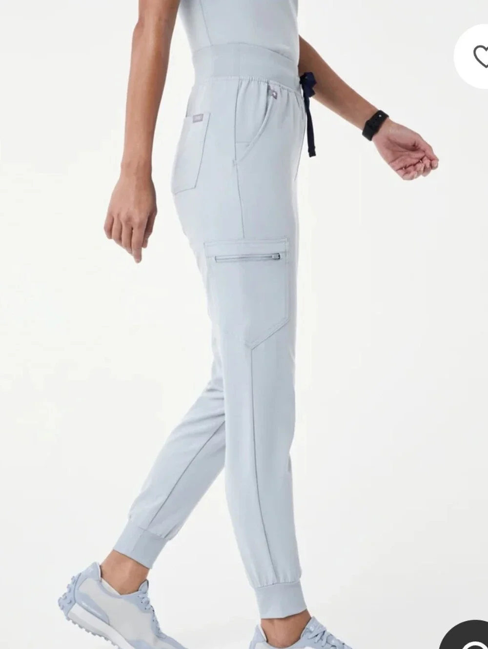 Figs Light Blue Zamora Jogger Scrub Pants SZ.XXL - Picture 4 of 8
